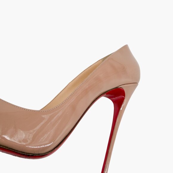 Christian Louboutin So Kate 120 Nude Beige Patent Pumps Heels Size 41 US 11 - Picture 11 of 15